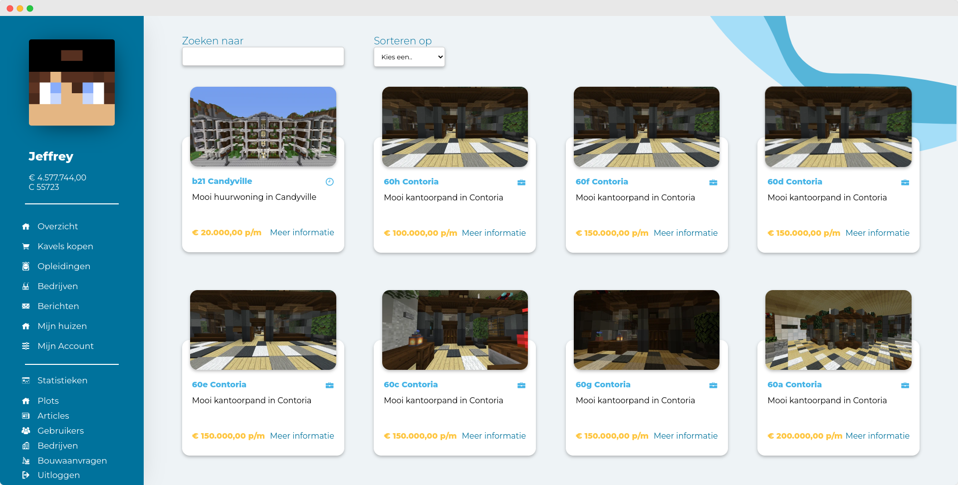 CamoNetwork – oorspronkelijke webomgeving