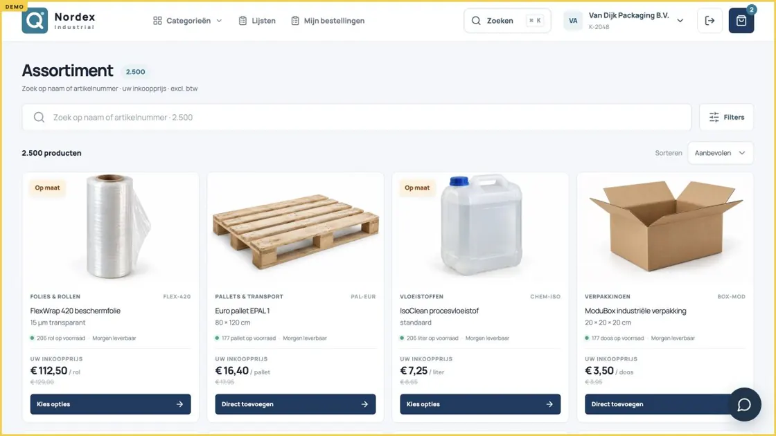 Qommerce – B2B-bestelplatform met Laravel